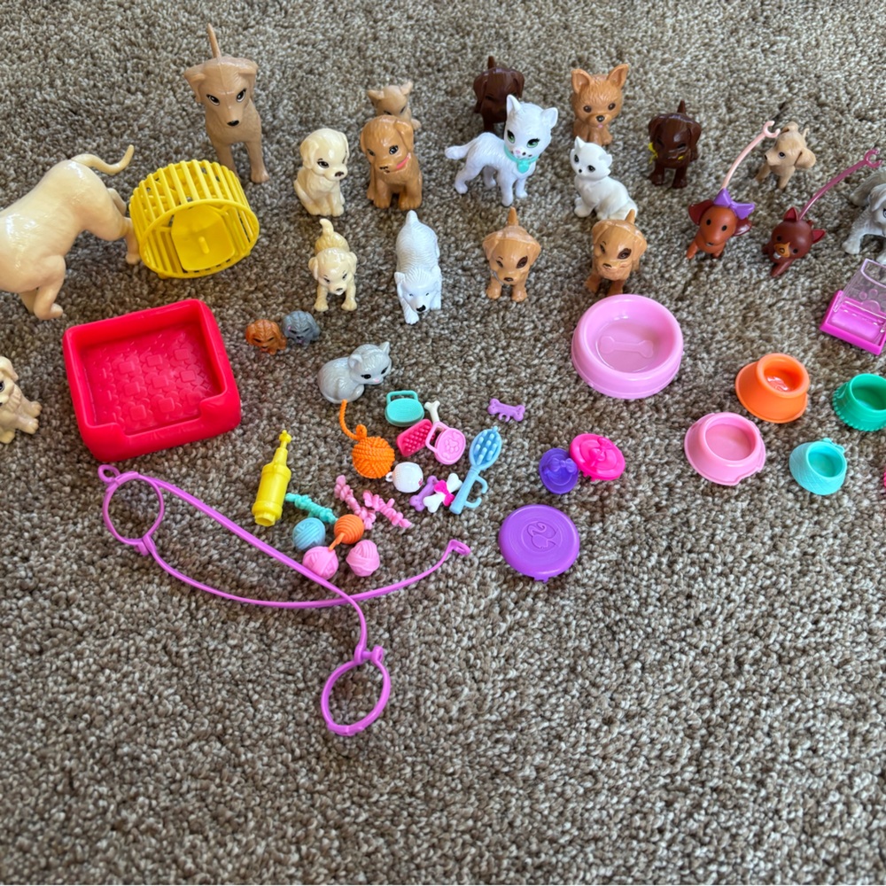 Barbie Animal Friends Playset with Pink and Orange Accessories